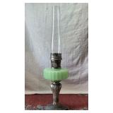 Aladdin Jadeite Oil Lamp