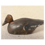 Carved Painted Wooden Duck Decoy