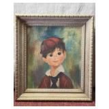 Framed Augustus by Soulet Canvas Print