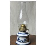 Lamplight Farms Delft Style Oil Lamp