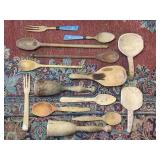 Wooden Kitchen Utensil Assortment