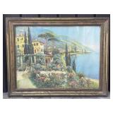 Framed On The Riviera Art Print