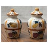 Japanese Porcelain Jar Salt and Pepper Shakers