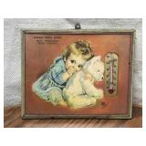 Silhouette Advertising Thermometer