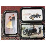 Lawrence Welk, Ford Themed Metal Serving Trays