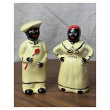 Salty and Peppy Black Americana Shakers
