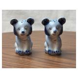 Blue Bear Salt and Pepper Shakers