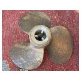 Three Bladed Brass 9 Inch Boat Propeller