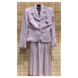 Ladies Lavender Skirt Suit