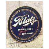 Blatz Milwaukeeï¿½s First 12in Beer Tray