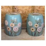 Pair of Chinese Style Garden Stools