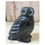 Green Marble Owl Paperweight