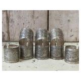 Eight Made in USSR Napkin Rings