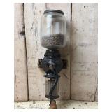 Antique Coffee Grinder Crystal Brand