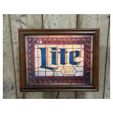 Miller Lite Beer Hanging Beer Ad Sign
