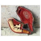 Antique Meerscham Carved Pipe