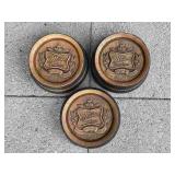 3 Miller High Life Barrel Top Wall Ad Signs