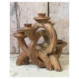 Earthenware Candle Holder - Holds 4