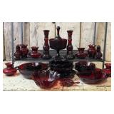 Ruby Glass Assortment