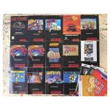 Vintage Super Nintendo Game Manuals