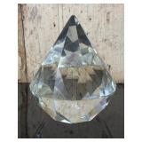 Diamond Shaped Crystal Paperweight