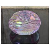 Anton Intaglio Art Glass Paperweight