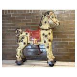 Antique Metal Horse Toy