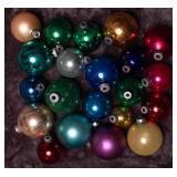Assorted Vtg Glass Christmas Ornaments