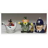 Three Character Teapots