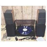 Sony Turntable, Tube Preamp, 2 Sets Speakers