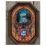 Vintage Old Style Beer Motion Ad Sign