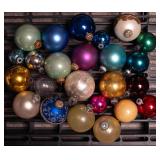 Vtg, Antique Glass Christmas Ornaments