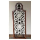 Wood and Iron Wall Hanging Decor