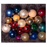 Assorted Vtg Glass Christmas Ornaments