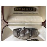 Benrus Three Star Stainless Steel Automatic Watch