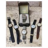 Six Seiko, Timex Quartz Watches