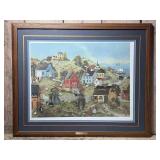 Stonehill Village by Linda Nelson Stocks Print