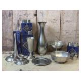 Collection of Pewter Pieces