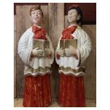 Pair of 50' Caroler Christmas Blow Molds