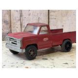 Red Tonka Steel Toy Pickup Truck