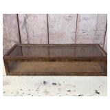 Antique Wooden and Glass Display Case