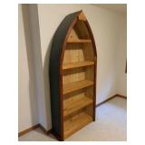 Wooden Canoe Bookcase