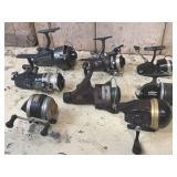 Eight (8) Fishing Reels