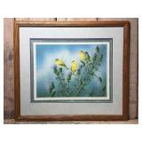Framed Wanda Mumm Birds Art Print