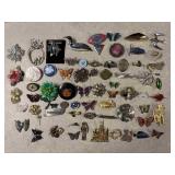 Collection of Costume Brooches