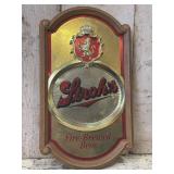 Strohï¿½s Fire-Brewed Beer Advertising Sign