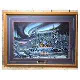 Framed Aurora Bliss by Kim Norlien Art Print