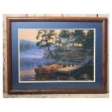 Morning Mist by Darrell Bush Framed Art Print