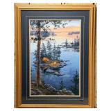 On Higher Ground by Darrell Bush Framed Art Print