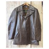Size 38 Brown Leather Jacket